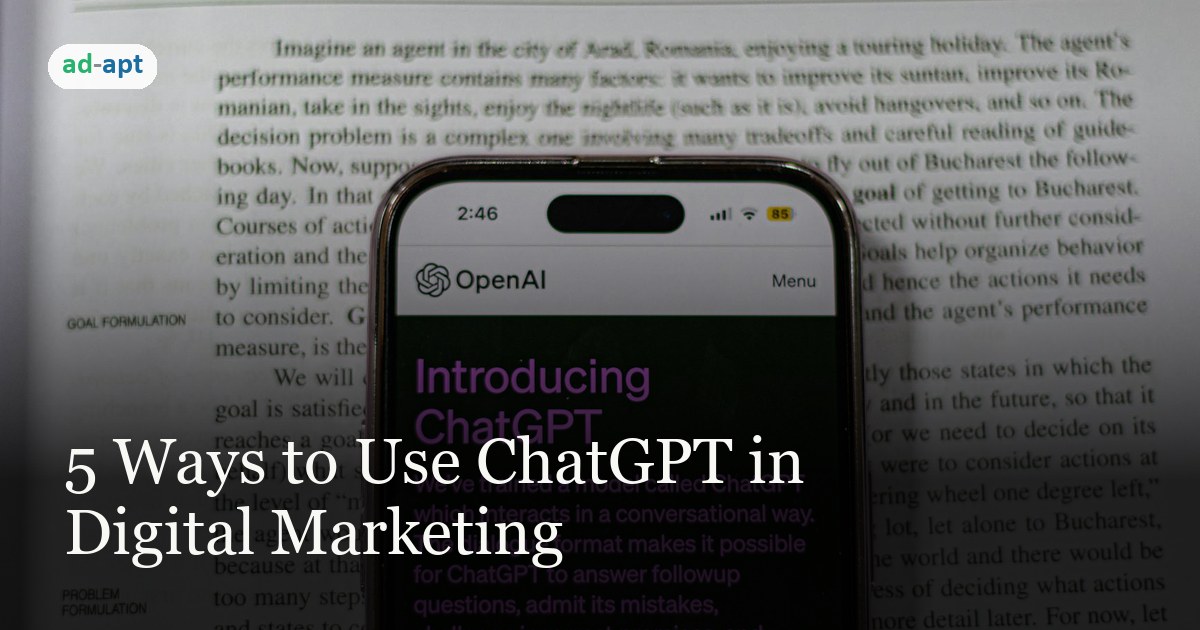 5 Ways to Use ChatGPT in Digital Marketing